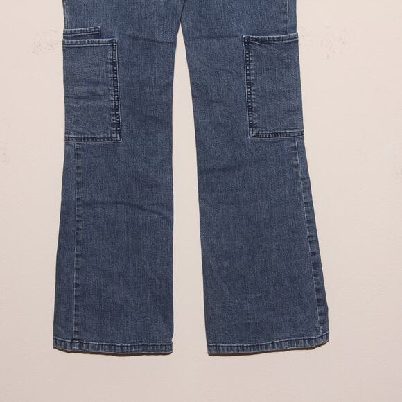 Vintage Tommy Jeans Cargo Jeans Size 5 Y2K Medium wash - Picture 6 of 9